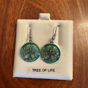 Tara Tree of Life Earrings NWOT